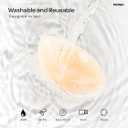 NONIO Adhesive Bra Strapless Sticky Invisible Push up Reusable Silicone The Best Off Backless Viscous for Women