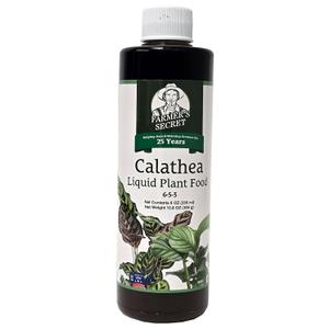 Farmer's Secret Calathea Liquid Plant Food Fertilizer (8oz) - Super Concentrated - 6:5:3 Ratio - Promotes Growth and New Shoots