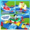 Water Table Toys for Toddler, 50 PCS DIY Kids Water Table Track Toy Playset, Summer Beach Backyard Pool Outdoor for Kids Ages 4-8, Boys and Girls Toddler Toys