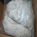 H.VERSAILTEX Real Velvet Plush 3 Piece Stretch Sofa Covers Couch Covers for 2 Cushion Couch Loveseat Covers Width Up to 72 Inch Feature Thick Soft Stay in Place (Medium Sofa, Ivory)