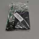 Clip and Go Strap for Phone with Wallet Metal Gun Chain Crossbody Phone Lanyard for Women Adjustable Detachable Wristlet Charm Small Purse Leather Card Holder Zipper with iPhone Stand 2 Patches Black