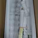 Side Table, Small End Table with Storage Shelf, 3-Tier Small Coffee Tables for Living Room Bedroom Narrow Spaces(White)