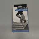 ABIRAM Foot Sleeve (Pair) with Compression Wrap, Ankle Brace For Arch, Ankle Support, Football, Basketball, Volleyball, Running, For Sprained Foot, Tendonitis, Plantar Fasciitis (Large, Black)