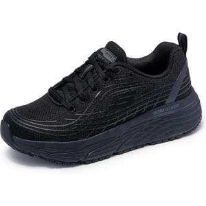 Skechers Women's Work Relaxed Fit Max Cusioning Elite Sr Outsole (10 Wide, Black)