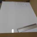 White Board Dry Erase 60x40, Large Magnetic Whiteboard Maxtek Dry Erase Boards for Wall, Aluminum Presentation Wall-Mounted Marker Board with a Long Pen Tray for School, Classroom, Office & Home