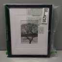 Egofine 11x14 Picture Frame Black - Photo Frame Made of Solid Wood Covered by Plexiglass for Table Top Display Pictures 5x7/8x10 with Mat or 11x14 Without Mat with Wall Mounting Hardware