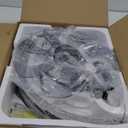 LEDIARY Ceiling Fans with Lights and Remote, 20'' Low Profile Ceiling Fan with Light, 3000-6000K Dimmable Fandelier Ceiling Fans, Modern Flush Mount Fan Light for Bedroom with 6 Wind Speeds- Black