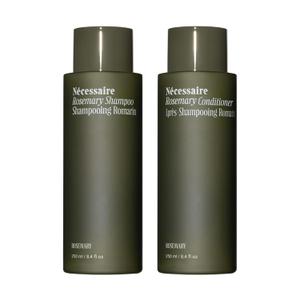 Ncessaire Rosemary Hair Duo | Multi-Protien Strengthening Shampoo + Conditioner For Thinning Hair. For Women + Men. Good For All Hair Types/Textures. Free Of Sulfates. Color-Safe. 250 ml / 8.4 oz