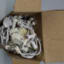 HISHINY Christmas Lights 100 Count Mini Clear Lights 32ft White Wire Christmas Tree String Lights Set for Outdoor Indoor Christmas Decorations Wedding Valentines Day Decor,UL Certified (32feet)