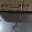 TIQLAB Standing Desk with Two Drawers, Stand Up Standing Desk Adjustable Height, Electric Sit Stand Table with Storage Shelf and Splice Board, 48 * 24 inch, Maple