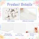 Prudiut 120 Sets Watercolor Paper with Envelopes, 140 lb/300 GSM NOT FOLDABLE Watercolor Paper Cards Blank Watercolor Postcards for Christmas Greeting Cards, Wedding Invitations, Thank You Cards