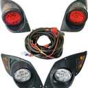 Golf Cart Compatible Yamaha LED Light Kit With LED Taillights Fits Yamaha G29 Drive 2007+
