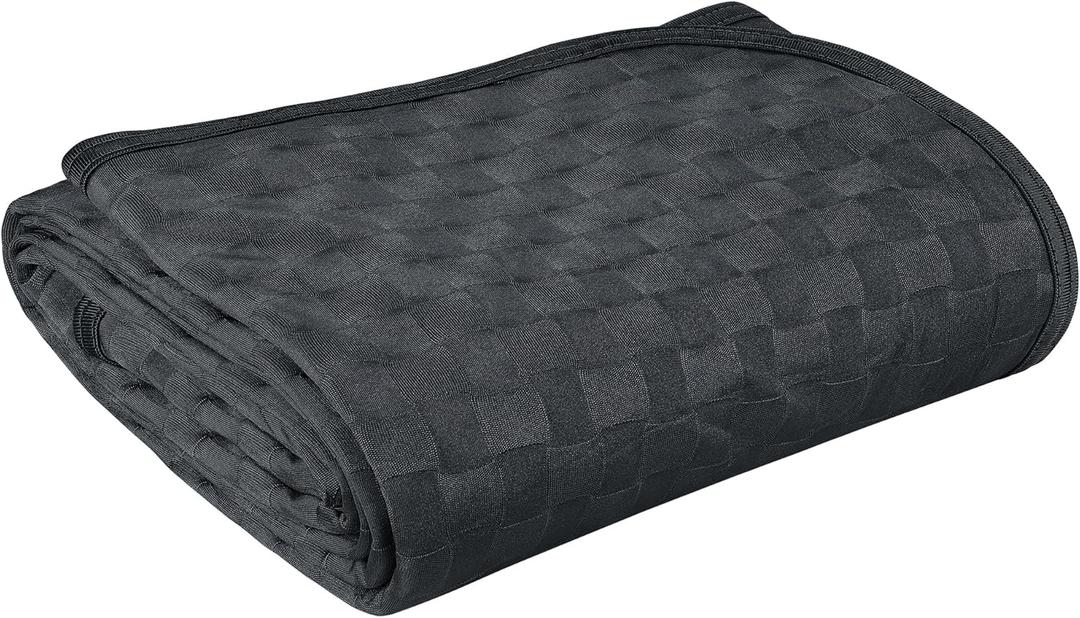 AmyHomie Cooling Blanket,Summer Blankets with Double Sided Cold Effect, Arc-Chill Q-Max>0.5 Cool Fiber, Breathable Lightweight Blankets for Hot Sleepers Night Sweats (Black)