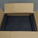 gianotter Dual Monitor Stand Riser, Desk Organizer With Drawer and 2 Pen Holders, Computer Monitor Stand, Shelf for Top of Desk, Black