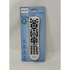 Philips 4-Device Universal Remote Control Pearl White