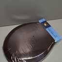 Standard Wood Toilet Seat, Burgundy - 17 Inch - Fits All Standard Size Fixtures - Easy to Install Fantasia by Achim Home Decor
