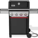 Weber Spirit E-425 Natural Gas Grill for Outdoor Cooking and BBQ, 4 Burner, Black Porcelain-Enameled Cast-Iron Grates 2 Boost Burners & Sear Zone