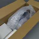 WDF 175Pcs Christmas Plates and Napkins Disposable Dinnerware Set for 25 Guests, White Blue Plates with Silverware, White Snowflake Cups and Festive Holiday Napkins Perfect for Christmas Winter