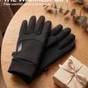 rivmount Water-Resistant Winter Gloves with Touch Screen/Windproof/Warm, Thermal Gloves Suit for Women Men Cold Weather Running, Cycling, Hiking, Bike, Ski, Snow, Driving, Work, Outdoor, Large