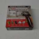 Horsepower Electric Power Scrubber, Waterproof, Spins 350 RPM, 5 Brush Heads, AS-SEEN-ON-TV, Cleans Dirt & Grime, Tile, Grout, Bathrooms, Kitchen, Auto Rims, Outdoor Furniture & More, Rechargeable