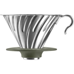 Hario Outdoor V60 Metal Dripper, 02 Silver