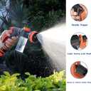 Pet Dog Wash Sprayer Shampoo & Soap Dispenser, Hose Nozzle for Indoor/Outdoor Use with 3/4' GHT Male x 1/2' NPT Male Connector, Dog Wash Hose Attachment for Pet Bathing, Watering, Car Washing