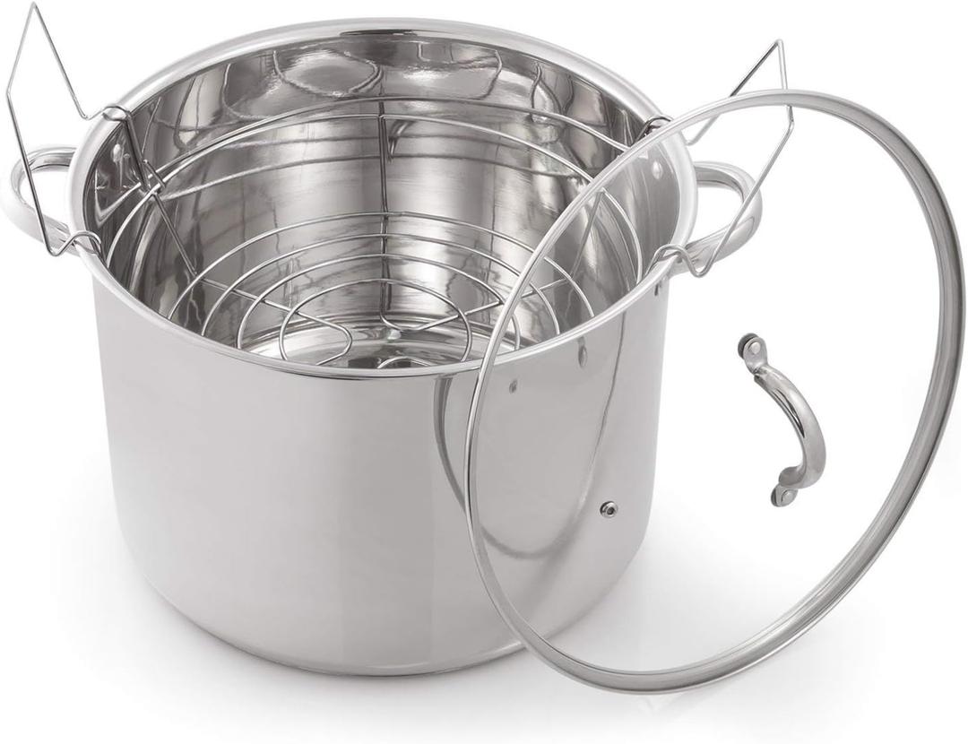 620 Medium Stainless Steel Prep N Cook Water Bath Canner, 21.5 Quart, Silver (Unit)