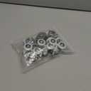 23mm Shower Door Roller 6Pcs Shower Door Rollers Replacement with Anti Collision Block and Screws for 4-6mm Glass Door