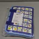 Esjay Toddler Busy Board Montessori Toys for Boys, Sensory Book Educational Activities for Learning Fine Motor Skills, Birthday Gifts for Boys Toddlers, Travel Toys for Airplane Car, Blue Dinosaur