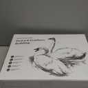 APSMILE Luxury All Season Down Feather Fibers Comforter Full/Queen Size Duvet Insert - 100% Organic Cotton, High Fill Power Medium Warmth, (Ivory White, 90X90)