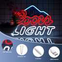 Neon Sign for Wall Dcor Crs Light Neon Signs Beer Bar Home Bedroom Man Cave Office Hotel Pub Cafe Neon Light with Dimmable Switch LED for Wall Decor