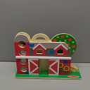 Melissa & Doug GO Tots Wooden Barnyard Tumble with 4 Disks - FSC Certified