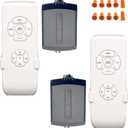 2 Pack Fan Remote Control Kit, Small Size Receiver Ceiling Fan Remote Control Control for Hunter/Harbor Breeze/Westinghouse/Honeywell/Other Ceiling Fan Humpptom Small Size