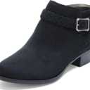 LifeStride Women's Adriana Ankle Bootie Boot, black, 8 M US