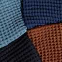 DEMMEX Organic Cotton Waffle Turkish Hand Towels for Bathroom & Kitchen, Large 20x30 in, 100% Oeko-TEX Certified Ultra Soft Turkish Cotton, Lightweight Quick Dry Waffle Weave, Set 2 (Terracotta)