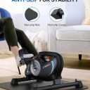 Under Desk Bike Pedal Exerciser, Quiet Magnetic Mini Exercise Bike with MERACH App for Arm, Leg Recovery, Physical Therapy, Smooth Foot Desk Cycle