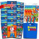Rescue Bots Mini Party Favors Set for Kids - Bundle With 24 Grab n Go Play Packs, Coloring Pages, Stickers (Birthday Party Supplies)