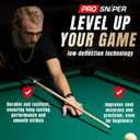 Prosniper Premium Pool Sticks Set of 4 | 58-Inch, 19-Oz Canadian Maple Pool Cue with Low-Deflection Shaft & 4 Extra Chalks | Pro-Grade Billiard Cue for Home & Bar Play