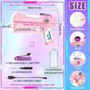 Electric Water Gun, Ultimate Battle Blaster Water Guns with Dual Nozzles High Capacity Automatic Squirt Guns Summer Outdoor Beach Swimming Pool Party Toy for Adult and Kids (Pink, 1P Pink)