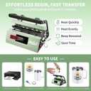 Tumbler Heat Press Machine, Mug Press Machine for 30oz 20oz, Sublimation Blank Skinny Tumbler Glass Jar Can 11-16oz Mugs, Heat Transfer Print for Sublimation Tumblers, Cups, Mugs Green