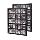 2 Pcs 35 Graded Sports Card Display Case UV Protection Baseball Trading Card Display for Collector Basketball Hockey Football. Size: 52.5 X 50.5 x 41 CM