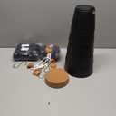 GARDIFE Hanging Planters for Indoor Plants,5Pcs Hanging Basket for Indoor Boho Home Decor,Macrame Plant Hanger,35 Inches,29Inch,23Inch, Ivory,Self Watering Planters, 7/6.5/6/5.5/5 Inch,Black&Black