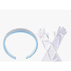 Women's Princess Headband Choker Long Gloves Set