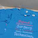 2 PCS Behind Every Surgery Sterile Processing Technician T-Shirt M and L, Color May Vary