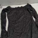SISKIN Lace Mini Bodycon Dress Sexy Long Sleeve Hollow Out Y2K Off The Shoulder Mesh Going Out Birthday Dresses Women, Large