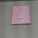Satin Bonnet for Sleeping Cap Double Layer Hair Bonnet with Elastic Tie Band for Curly Hair Night Cap (Bean Paste + Pink)