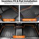 Joruoo-Floor Mats & Cargo Liner for 2014-2018 Nissan Altima, All-Weather Heavy Duty TPE Floor Liners Full Coverage Automotive for Altima Accessories