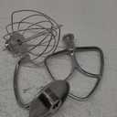 LETOMS Stainless Steel Attachments 3 Pieces for KitchenAid 4.5-5QT Tilt-Head Stand Mixer and Mixing Bowl, K45WW Wire Whip, K45DH Dough Hook, K45B Flat Beater, Dishwasher Safe and Heavy Duty