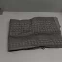 PHF 100% Cotton Waffle Pillow Shams Queen Size, 2 Pack 20" x 30" Soft Skin-Friendly Pillowcases, No Filling, Aesthetic Woven and Breathable Waffle Weave Pillow Case Covers for Bed, Dark Grey