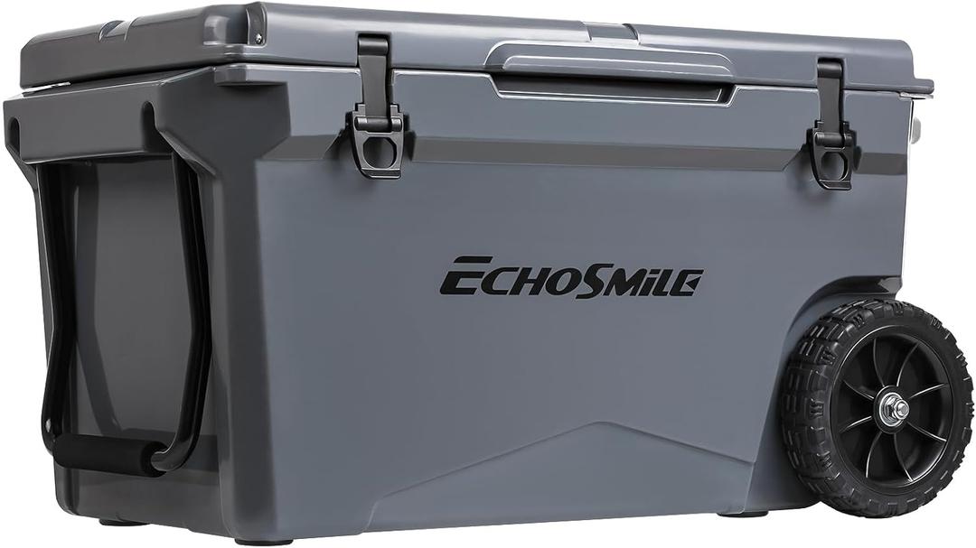 EchoSmile 75 Quart Rotomolded Cooler, Built to Stand up to The Rigors of The Journey